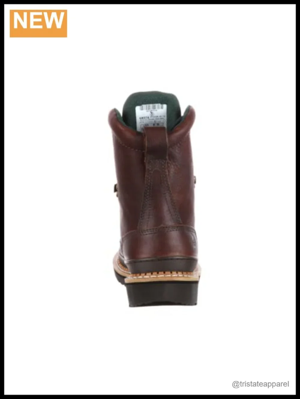 Full-Grain Leather Work Boots EVA Midsole Cushioned Safety Toe